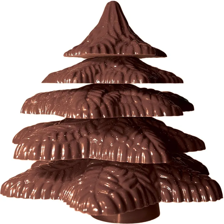 Plaque chocolat Sapin en relief