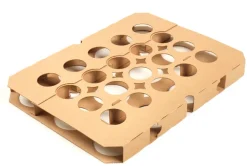 Plaque de cuisson (x 5) pour Tulipcups 39,5 x 29,5 cm Nordia