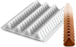 Plaque de 4 moules Trilogy 38,8 x 28,8 cm Silikomart