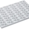 Plaque multimoules 96 mini-gâteaux (60 x 40 cm) Mini-coeur 4,8 x 4,4 cm Martellato
