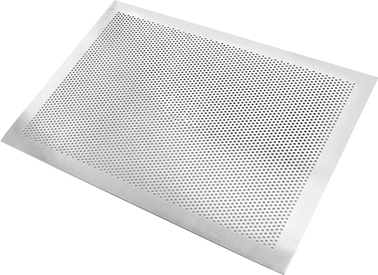 Plaque perforée aluminium bord plat 40 x 30 cm Mallard Ferrière