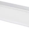 Plateau en mélamine blanc 53 x 32,5 cm