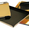 Plateau plié double face or et noir 28 x 19 cm (x 25) Meilleur du Chef