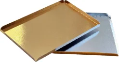 Plateau Traiteur (x 25) or et argent 34 x 25 cm Meilleur du Chef