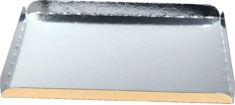 Plateau Traiteur (x 25) or et argent 34 x 25 cm Meilleur du Chef