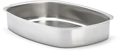 Plat à four inox spécial four ménager 42 x 28 cm De Buyer