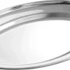 Plat ovale inox 24 x 17 cm Hendi