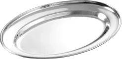Plat ovale inox 40 x 26 cm Hendi