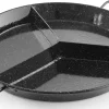 Plat à paella 3 compartiments Ø 43 cm Hendi
