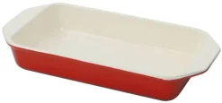Plat à rôtir rectangulaire fonte émaillée 34 x 18 cm Le Chasseur
