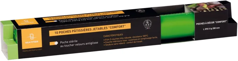 Poche à douille jetable Comfort 59 cm (x 10) Matfer