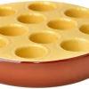 Poêlon à escargots en porcelaine émaillée 12 trous