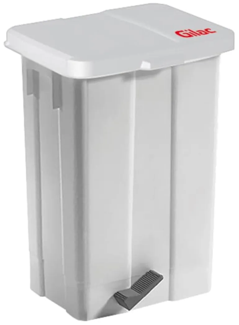 Poubelle à pédale + couvercle Modèle 50 litres Gilac