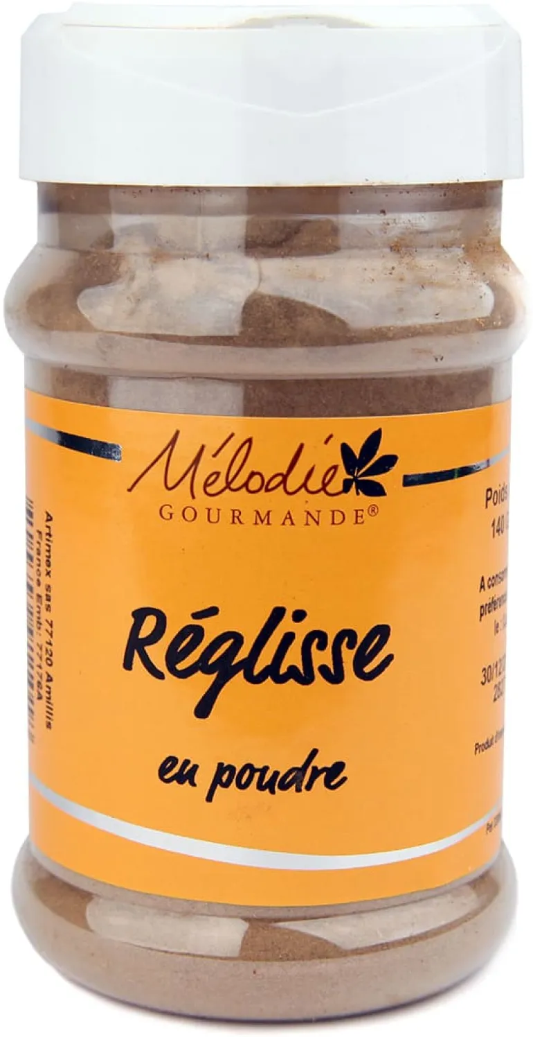 Poudre de réglisse 140 g Mélodie Gourmande