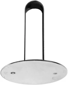 Poussoir à nonnette ronde inox Ø 5,7 cm Mallard Ferrière