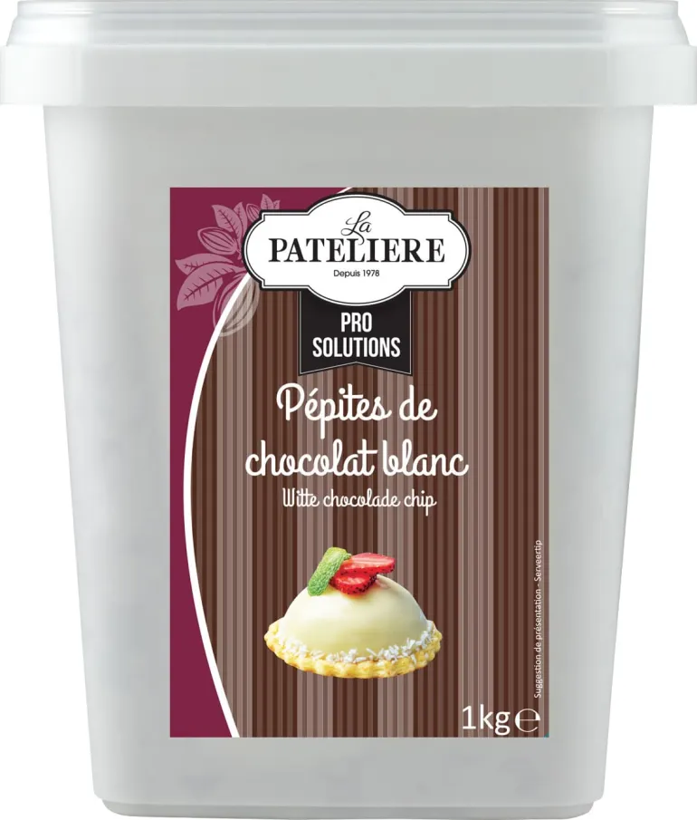 Pépites de chocolat blanc 1 kg La Patelière