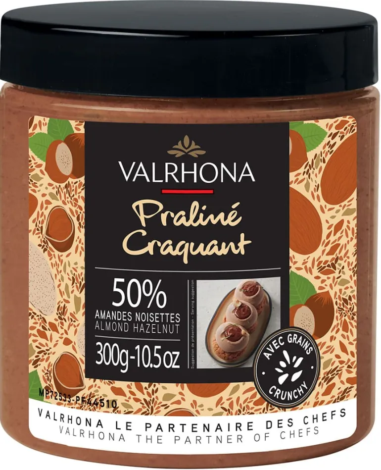 Praliné craquant amandes/noisettes 50% 300 g Valrhona