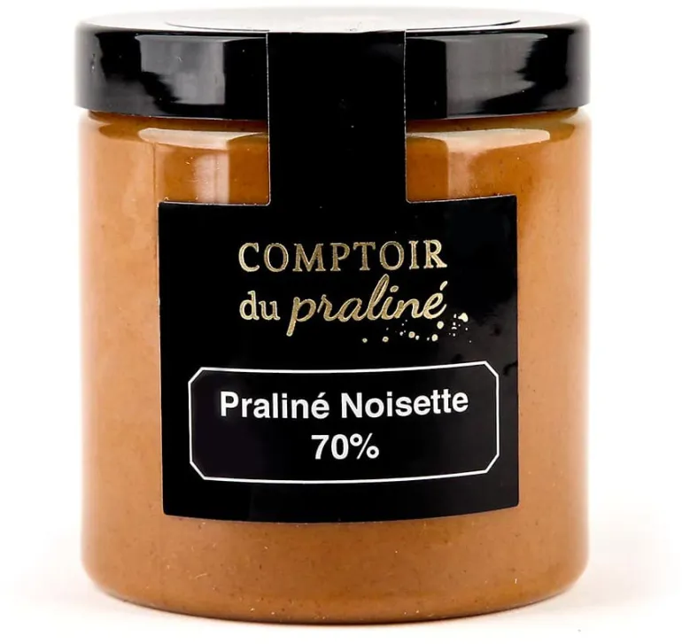 Praliné noisette artisanal 70% 250 g Comptoir du Praliné