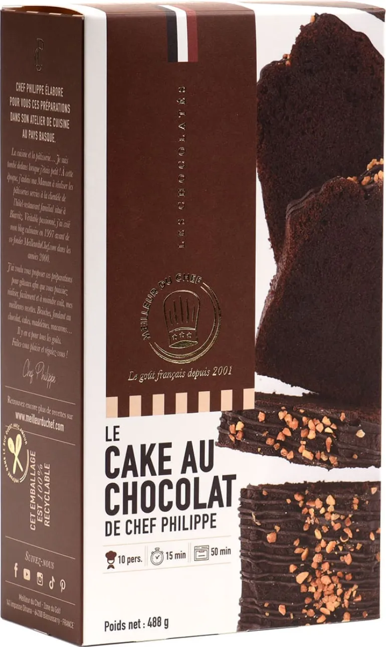 Préparation pour cake au chocolat de Chef Philippe 488 g Meilleur du Chef