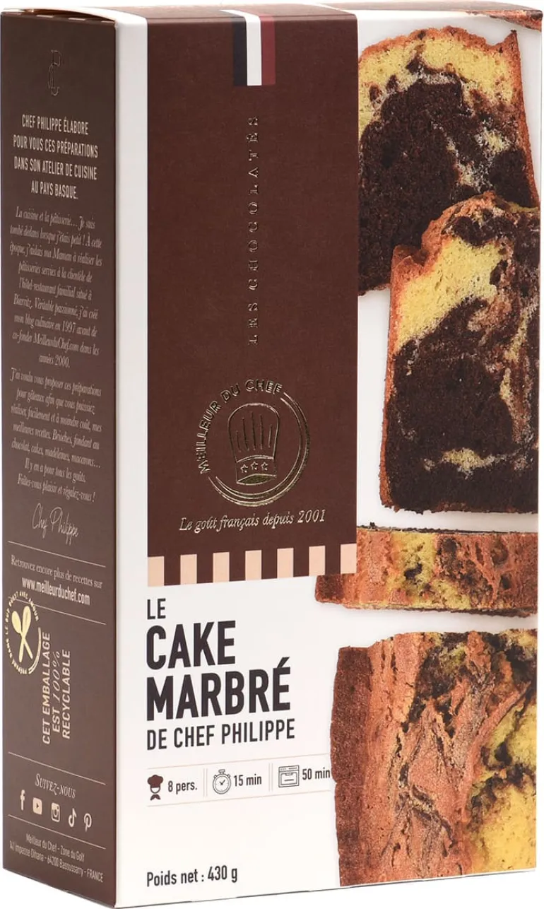 Préparation pour cake marbré de Chef Philippe 430 g Meilleur du Chef