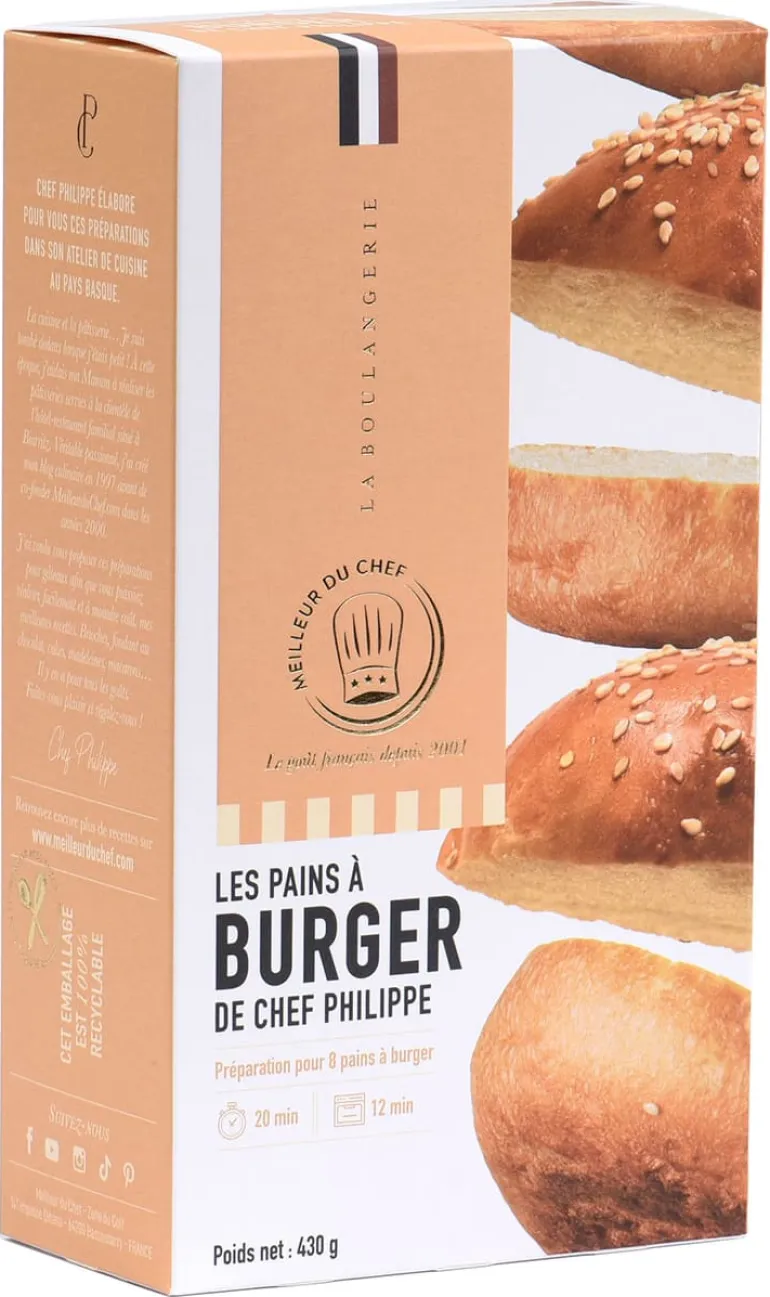 Préparation pour pains burger de Chef Philippe 430 g Meilleur du Chef