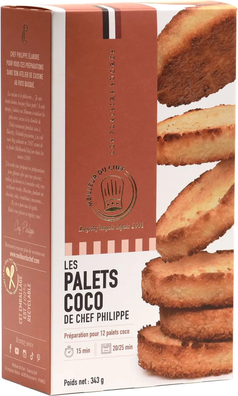 Préparation pour palets coco de Chef Philippe 343 g Meilleur du Chef