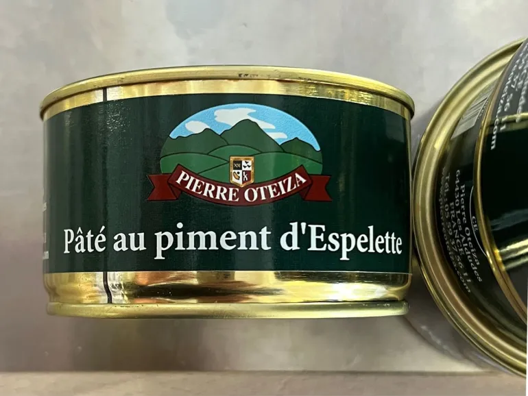 Pâté au piment d'Espelette 190 g Pierre Oteiza