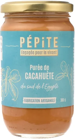 Purée de cacahuete Bio 100% 300 g Pépite