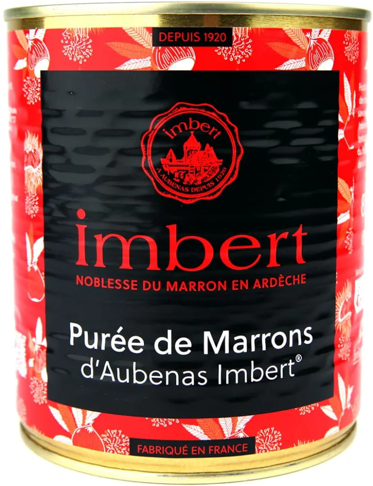 Purée de marrons Fabriquée à Aubenas 875 g Imbert