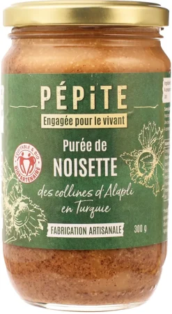 Purée de noisette Bio 100% 300 g Pépite