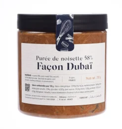 Purée de noisette 58% façon Dubaï 250 g Meilleur du Chef