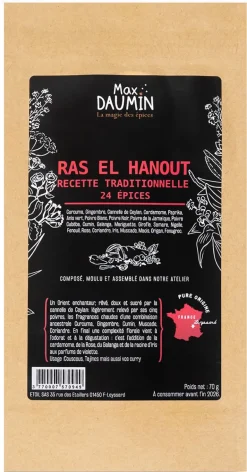 Ras el Hanout Recette Traditionnelle 70 g Max Daumin