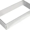 Rectangle inox 24 x 12 x ht 4,5 cm Gobel