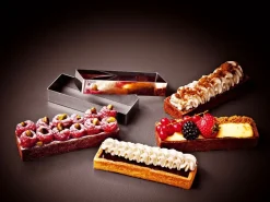 Rectangle à tartelette (x 4) Mozaïk Finger 12 x 4 x ht 2 cm Matfer