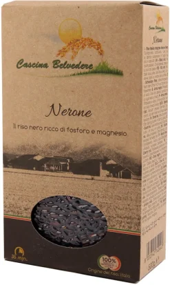Riz noir Nerone 500 g Belvédère