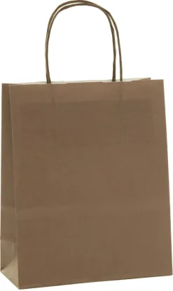 Sac cabas kraft (x 50) coloris chocolat