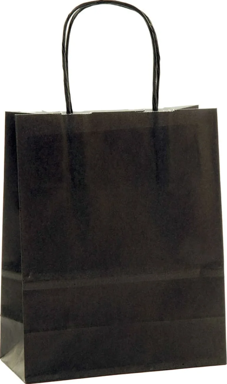 Sac cabas kraft (x 50) coloris noir