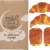 Sac à croissants kraft (x 1000) N°105 5 croissants