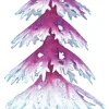 Sapins blanc et fuchsia (x 144)