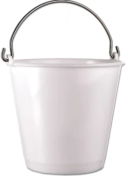 Seau en plastique blanc 14 litres