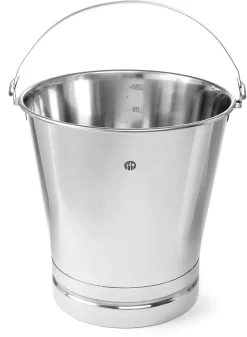 Seau gradué inox fond renforcé 12 litres Hendi
