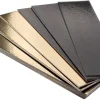 Semelle à bûche or & noir bords droits 19 x 10 cm (x 10) Meilleur du Chef