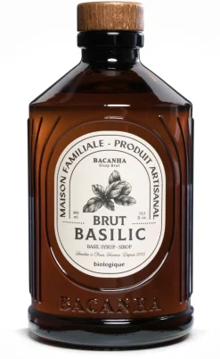 Sirop Bio basilic 40 cl Bacanha