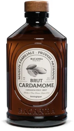 Sirop Bio cardamome 40 cl Bacanha