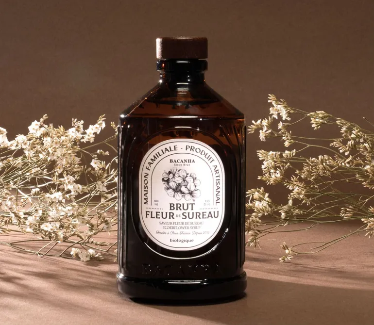 Sirop Bio fleur de sureau 40 cl Bacanha