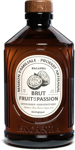 Sirop Bio fruit de la passion 40 cl Bacanha