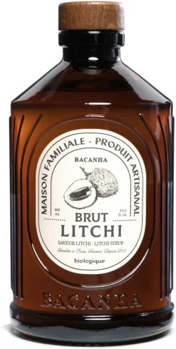 Sirop Bio litchi 40 cl Bacanha