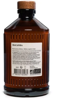 Sirop Bio melon 40 cl Bacanha