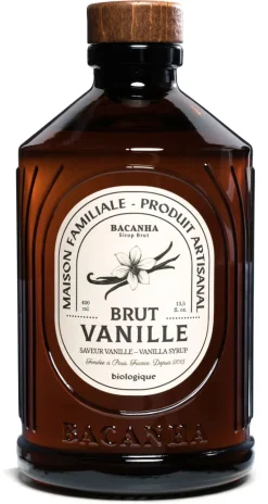 Sirop Bio vanille 40 cl Bacanha