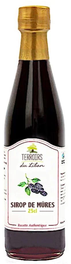 Sirop de mûre 25 cl Terroirs du Liban
